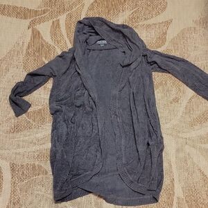 Barefoot Dreams CozyChic Ultra Lite Cardigan in Charcoal